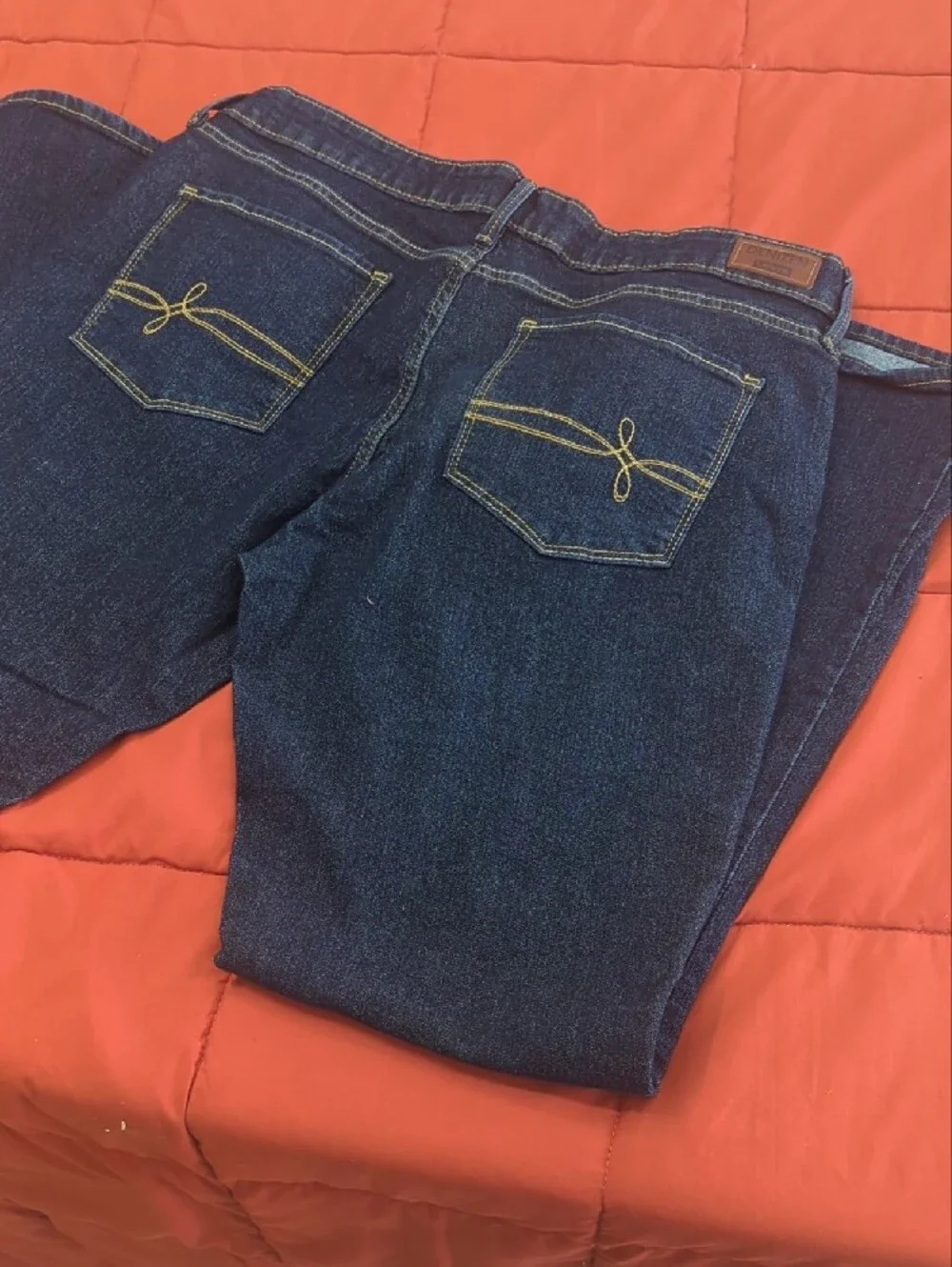Denizen from Levi's Women’s Straight Leg Dark Blue Jeans